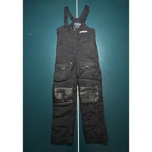 Yamaha‎ Leather Knee Snow Pants Medium Snowmobile Performance Cargo Bibs Sample